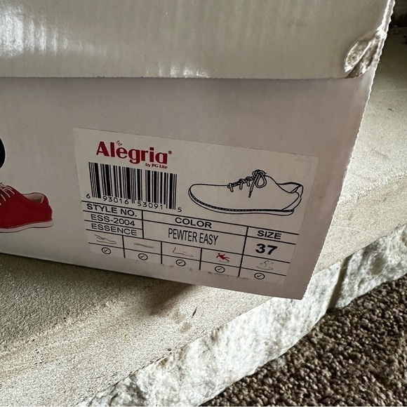 Alegria Essence walking shoe pewter gray blue EU 37, US 7/7.5 - Picture 11 of 11